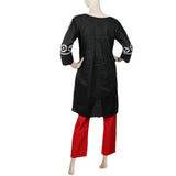 Women's Embroidered 2 Piece Suit - Black, Women, Shalwar Suits, Chase Value, Chase Value