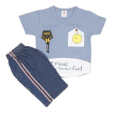 Newborn Boys Half Sleeves Suit - Blue, Kids, NB Boys Sets And Suits, Chase Value, Chase Value