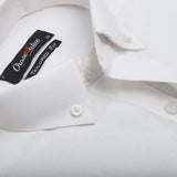 Men's Formal Full Sleeves Chambray Shirt - White, Men, T-Shirts And Polos, Chase Value, Chase Value