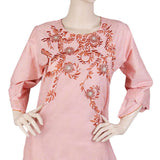 Women's Embroidered 2 Piece Suit - Peach, Women, Shalwar Suits, Chase Value, Chase Value