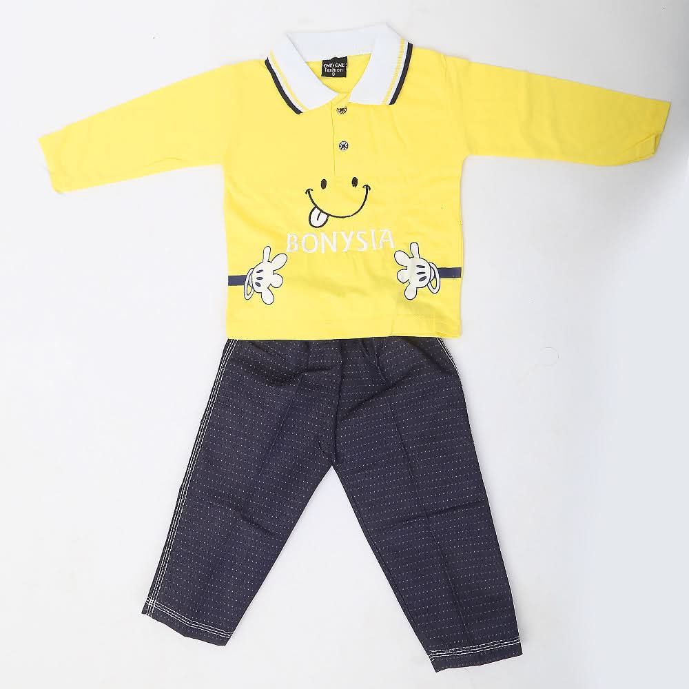 Boys Full Sleeves Suit - Yellow, Kids, Boys Sets And Suits, Chase Value, Chase Value