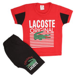 Newborn Boys Half Sleeves Suit - Red, Kids, New Born Boys Sets And Suits, Chase Value, Chase Value