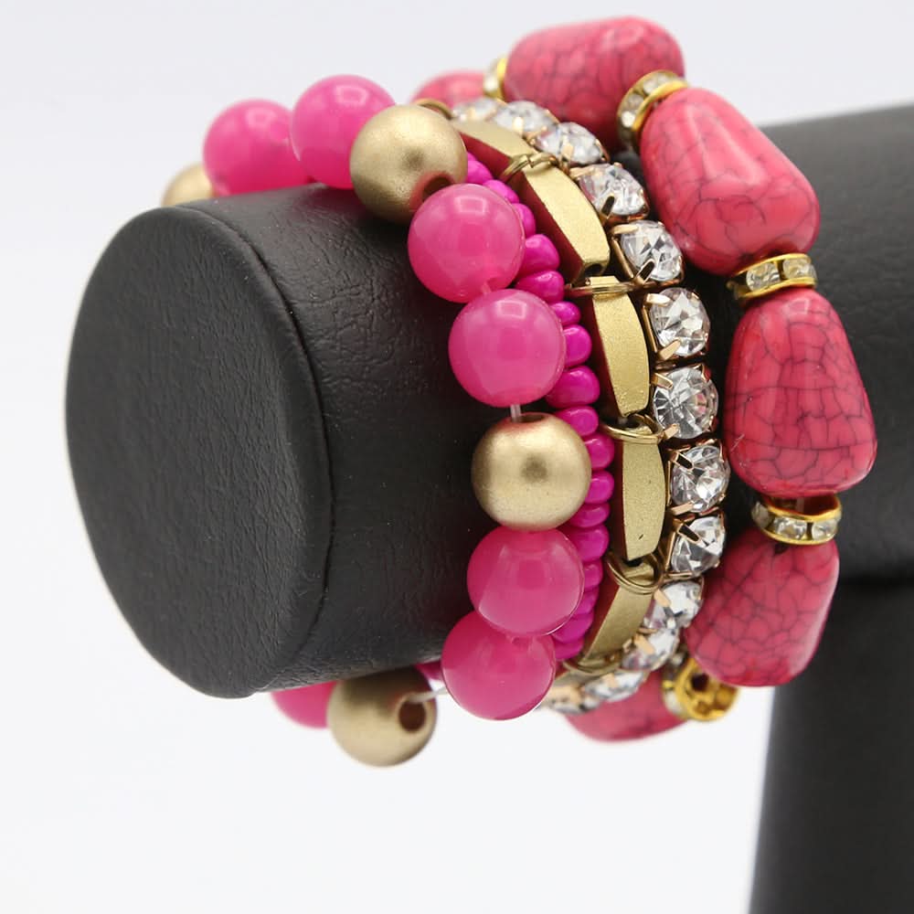Women's Bracelet - Pink, Women, Bangles & Bracelets, Chase Value, Chase Value