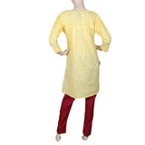 Women's Embroidered 2 Piece Suit - Yellow, Women, Shalwar Suits, Chase Value, Chase Value