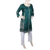 Women's Embroidered 2 Piece Suit - Green, Women, Shalwar Suits, Chase Value, Chase Value
