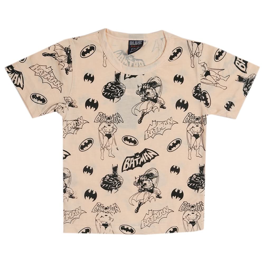 Boys Half Sleeves T-shirt - Peach, Boys T-Shirts, Chase Value, Chase Value