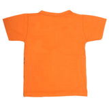 Boys Half Sleeves T-Shirt - Orange, Kids, Boys T-Shirts, Chase Value, Chase Value
