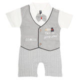 Newborn Boys Romper 43105 - Grey, Kids, NB Boys Rompers, Chase Value, Chase Value