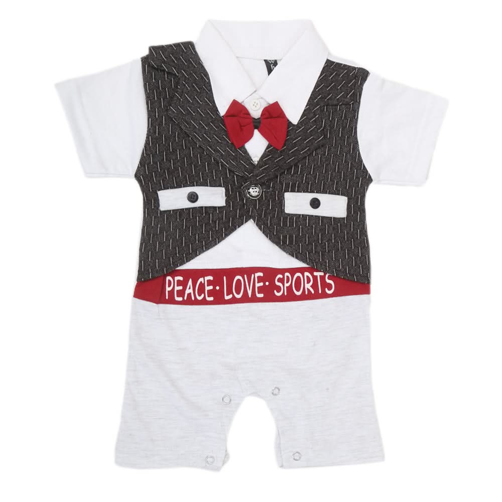 Newborn Boys Romper 43102 - Black, Kids, NB Boys Rompers, Chase Value, Chase Value