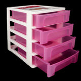 Multipurpose Table Storage Box (9473) - Pink, Women, Jewellery Boxes, Chase Value, Chase Value