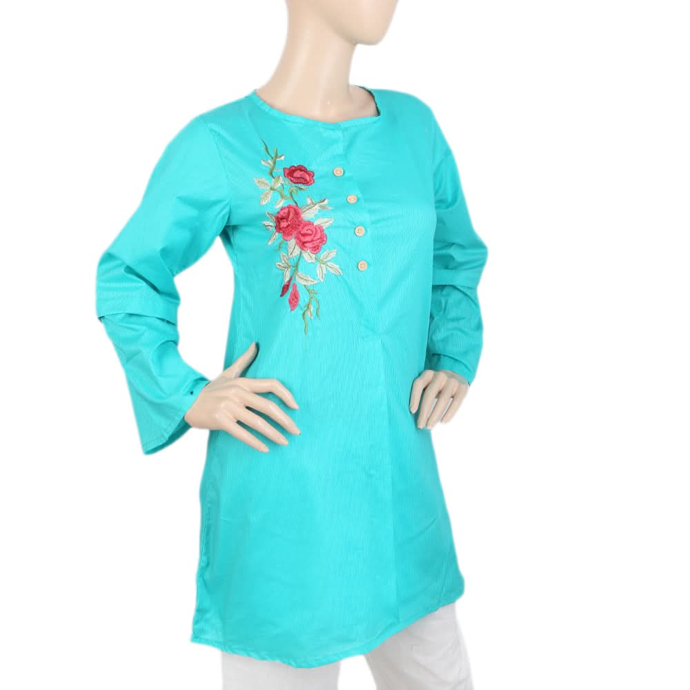 Women's Kurti - Sea Green, Women, Ready Kurtis, Chase Value, Chase Value