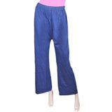 Women's Plain Palazzo - Navy Blue, Women, Pants & Tights, Chase Value, Chase Value