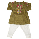 Girls Shalwar Suit - Green, Girls Shalwar Kameez, Chase Value, Chase Value