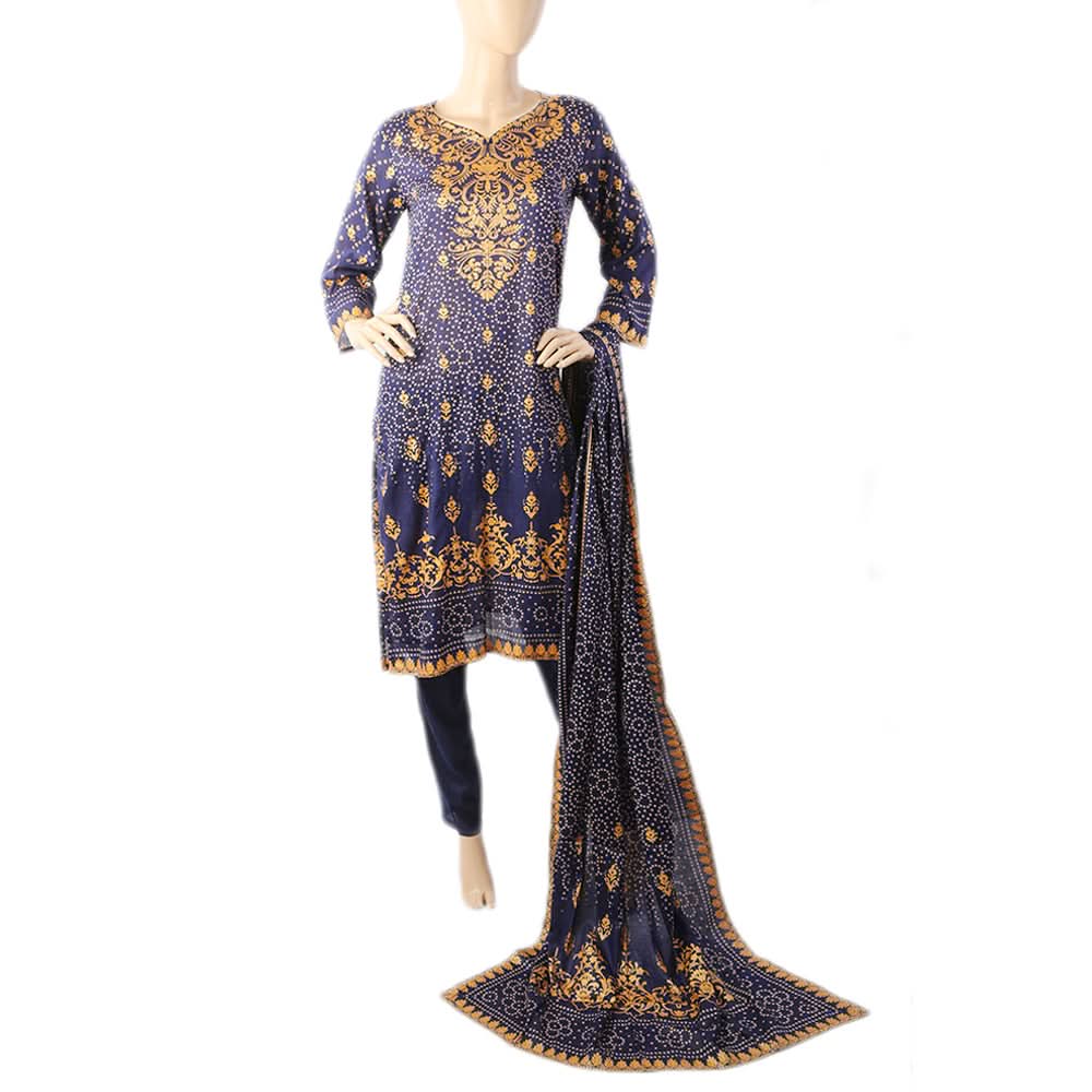 Karizma Chahat Printed Lawn 3 Pcs Unstitched Suit - F, Women, 3Pcs Shalwar Suit, United Textiles, Chase Value