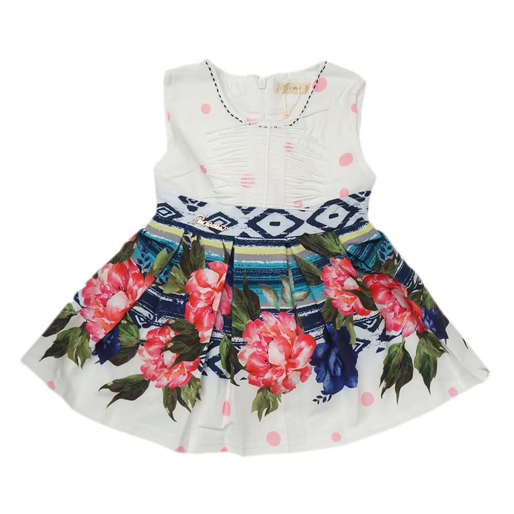 Newborn Fancy Frocks JB800-848 243 - Dark Pink, Kids, New Born Girls Frocks, Chase Value, Chase Value