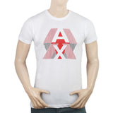 Men's Half Sleeves Printed T-Shirt - White, Men, T-Shirts And Polos, Chase Value, Chase Value