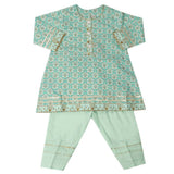 Girls Shalwar Suit - Green, Kids, Girls Sets And Suits, Chase Value, Chase Value