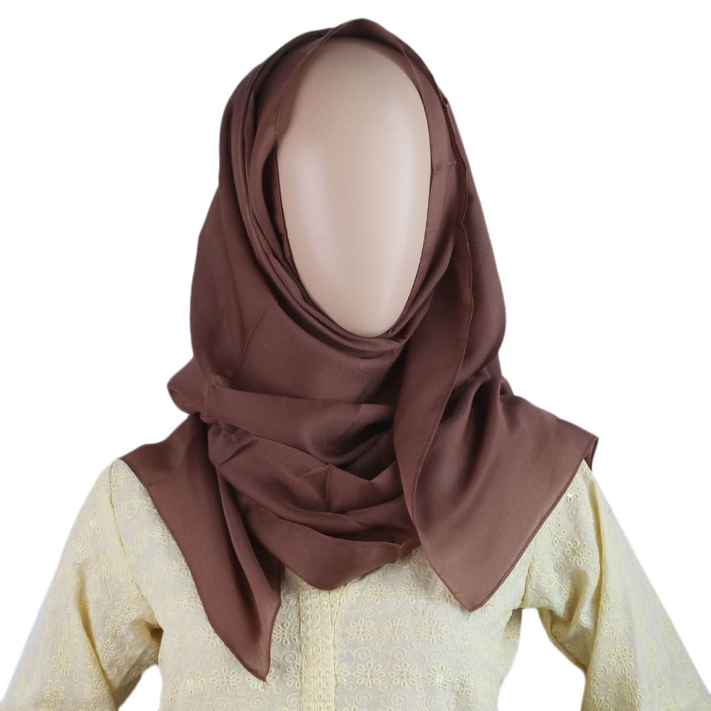 Women Plain Scarf - Brown, Women, Shawls And Scarves, Chase Value, Chase Value