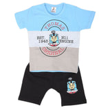 Boys Half Sleeves 2 Piece Suit - Sky Blue, Kids, Boys Sets And Suits, Chase Value, Chase Value