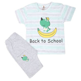 Boys Half Sleeves 2 Piece Suit - Cyan, Kids, Boys Sets And Suits, Chase Value, Chase Value