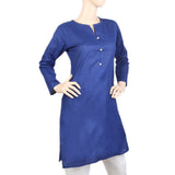 Women's Kurti - Royal Blue, Women, Ready Kurtis, Chase Value, Chase Value