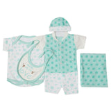 Gift Set 6Pcs - Cyan, Kids, Newborn Boys Sets And Suits, Chase Value, Chase Value