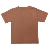 Boys Half Sleeves Logo T-Shirt - Brown, Kids, Boys T-Shirts, Chase Value, Chase Value