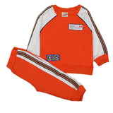 Boys Full Sleeves 2 Pcs Suit - Orange, Kids, Boys Sets And Suits, Chase Value, Chase Value