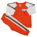 Boys Full Sleeves 2 Pcs Suit - Orange, Kids, Boys Sets And Suits, Chase Value, Chase Value