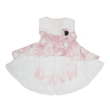 Newborn Girls Frock-A.F 4008 - Tea Pink, Kids, NB Girls Frocks, Chase Value, Chase Value