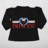 Newborn Girls Full Sleeves T-Shirt - Black, Kids, NB Girls T-Shirts, Chase Value, Chase Value