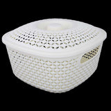 Plastic Basket With Cover - Fawn, Home & Lifestyle, Storage Boxes, Chase Value, Chase Value