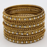 Women's Bangle Set - Golden, Women, Bangles & Bracelets, Chase Value, Chase Value