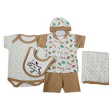 Gift Set 6Pcs - Beige, Kids, Newborn Boys Sets And Suits, Chase Value, Chase Value