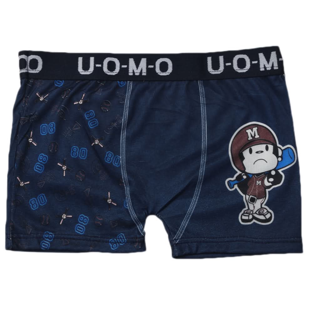 Boys Boxer Mix Print - Navy Blue, Kids, Boys Underwear, Chase Value, Chase Value