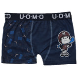 Boys Boxer Mix Print - Navy Blue, Kids, Boys Underwear, Chase Value, Chase Value