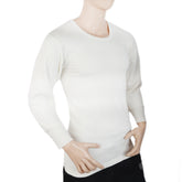Men's Lily Winter Vest Full Sleeves - White, Men, Vest, Chase Value, Chase Value