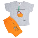 Newborn Boys Half Sleeves Suit - Orange, Kids, NB Boys Sets And Suits, Chase Value, Chase Value