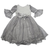Girls Frock - Grey, Kids, Girls Frocks, Chase Value, Chase Value