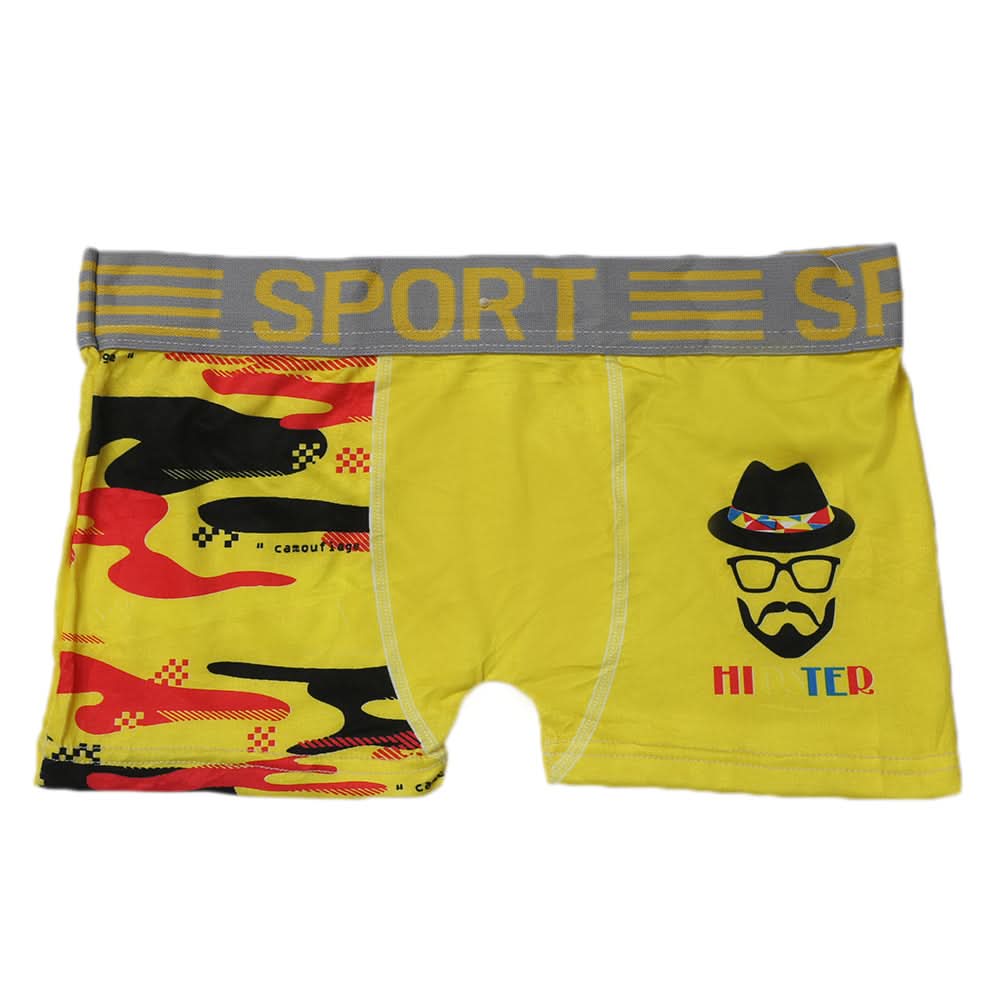 Boys Boxer Mix Print - Yellow, Boys Underwear, Chase Value, Chase Value
