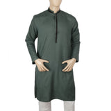 Men's Slim Fit Kurta - Dark Green, Men, Kurtas, Chase Value, Chase Value