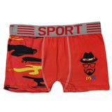 Boys Boxer Mix Print - Red, Kids, Boys Underwear, Chase Value, Chase Value