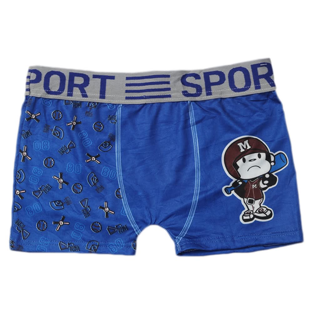 Boys Boxer Mix Print - Royal Blue, Kids, Boys Underwear, Chase Value, Chase Value