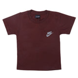 Boys Half Sleeves Logo T-Shirt - Maroon, Kids, Boys T-Shirts, Chase Value, Chase Value