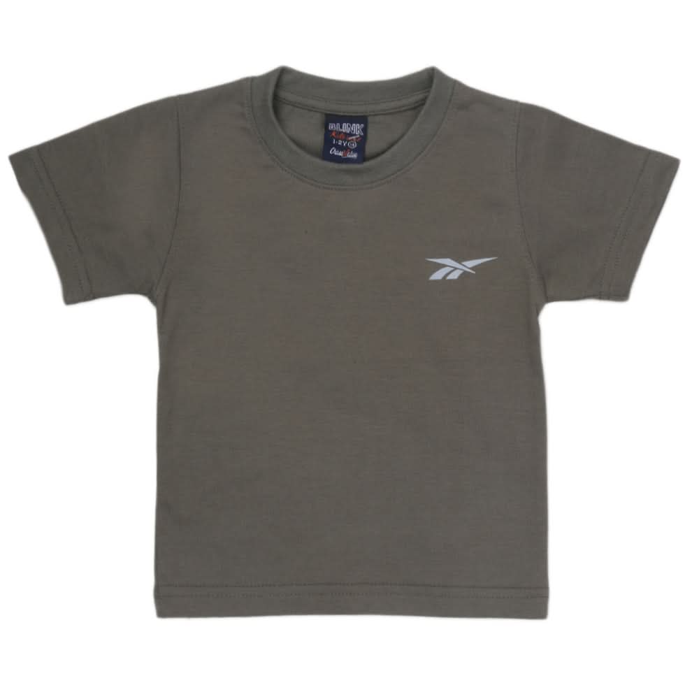 Boys Half Sleeves Logo T-Shirt - Green, Kids, Boys T-Shirts, Chase Value, Chase Value