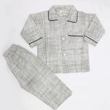 Boys Full Sleeves Night Suit - Grey, Kids, Boys Sets And Suits, Chase Value, Chase Value