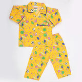 Boys Full Sleeves Night Suit - Yellow, Kids, Boys Sets And Suits, Chase Value, Chase Value