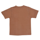 Boys Half Sleeves Logo T-Shirt - Brown, Kids, Boys T-Shirts, Chase Value, Chase Value