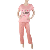 Women's 2 Piece Night Suit - Peach, Women, Night Suit, Chase Value, Chase Value