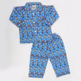 Boys Full Sleeves Night Suit - Blue, Kids, Boys Sets And Suits, Chase Value, Chase Value